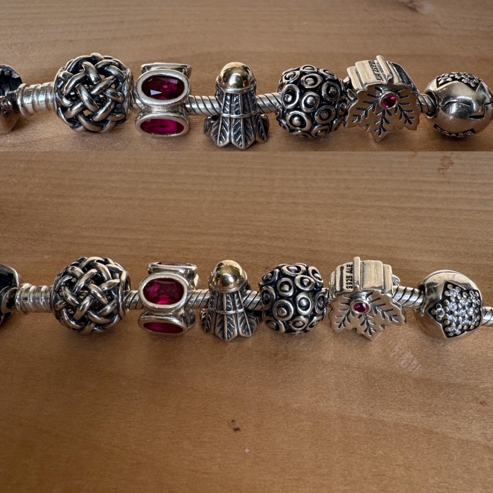 Pandora Curated Ruby Red Bracelet - image 3